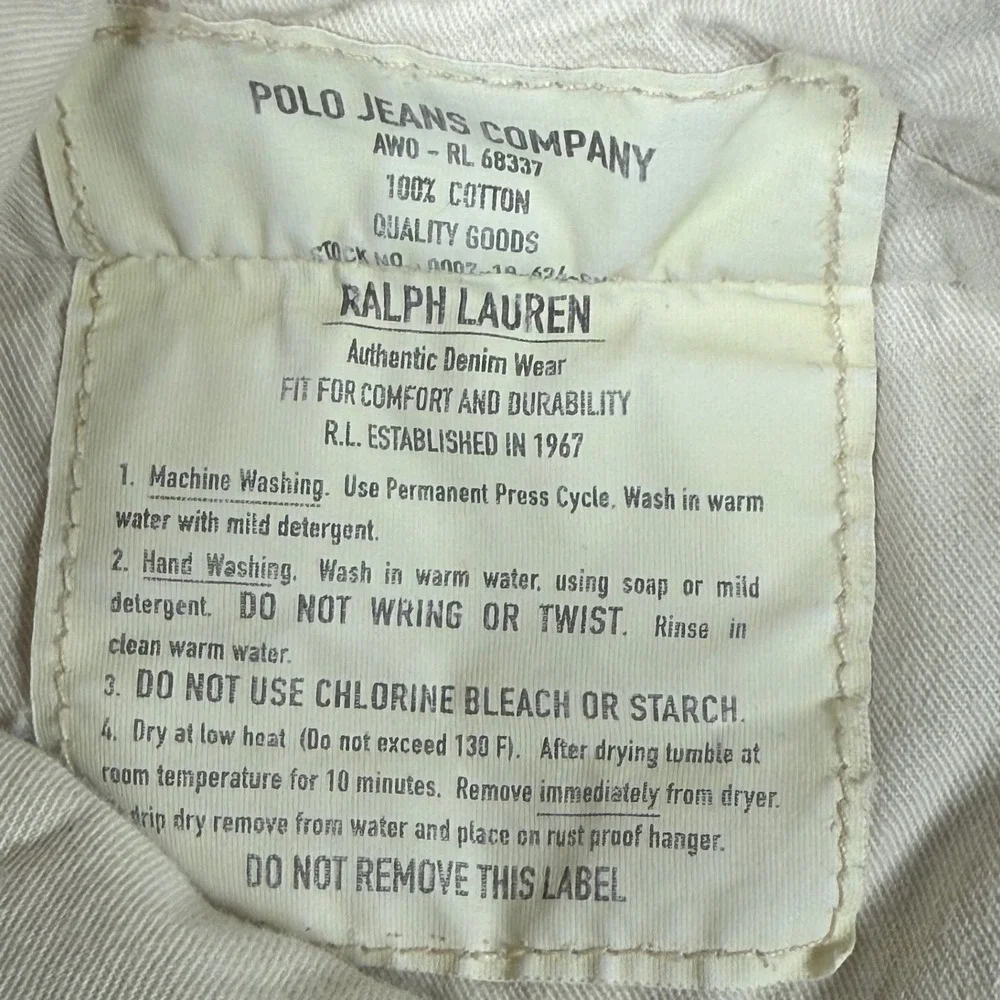 Polo Jeans Company please note